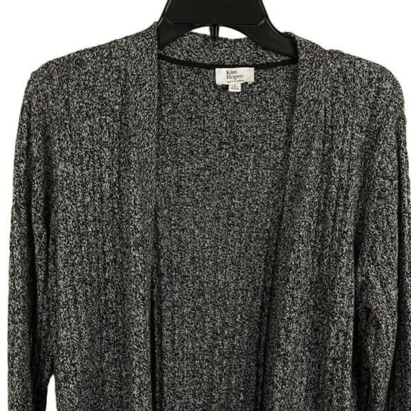 Kim Rogers Womens Knit Open Front Cardigan Sweater Size S - Picture 5 of 5